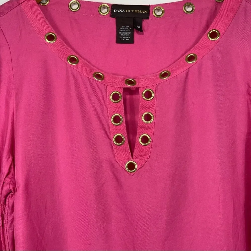 Dana Bushman Pink and Gold 3/4 Sleeve Tunic